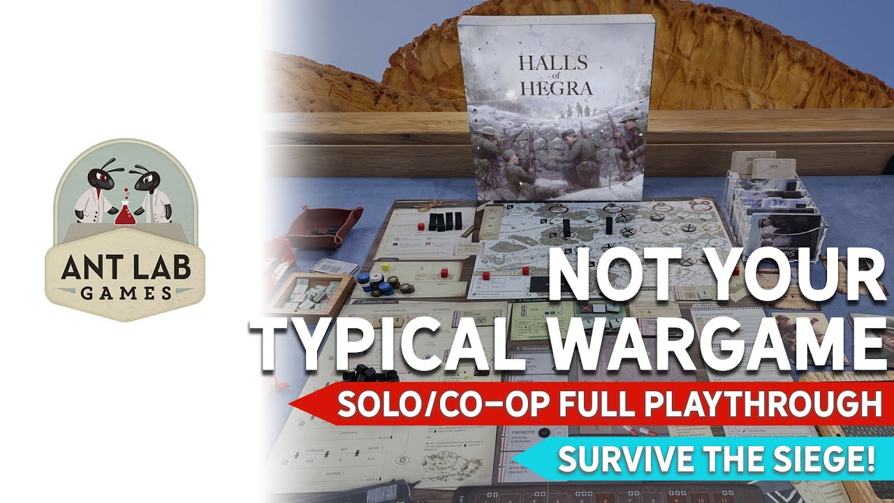 Halls of Hegra | Board Game | Playthrough | Review