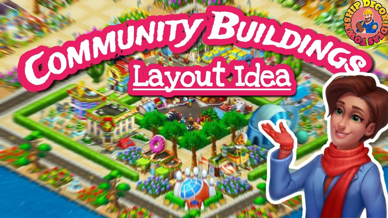 Community Buildings Layout Idea || Beautiful Design || Township ||