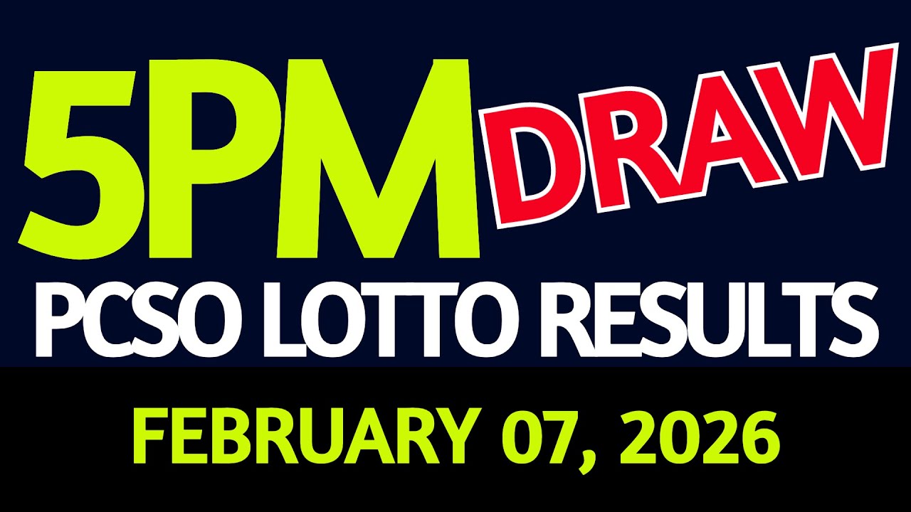 Lotto Result Today 5pm draw February 07, 2026 PCSO