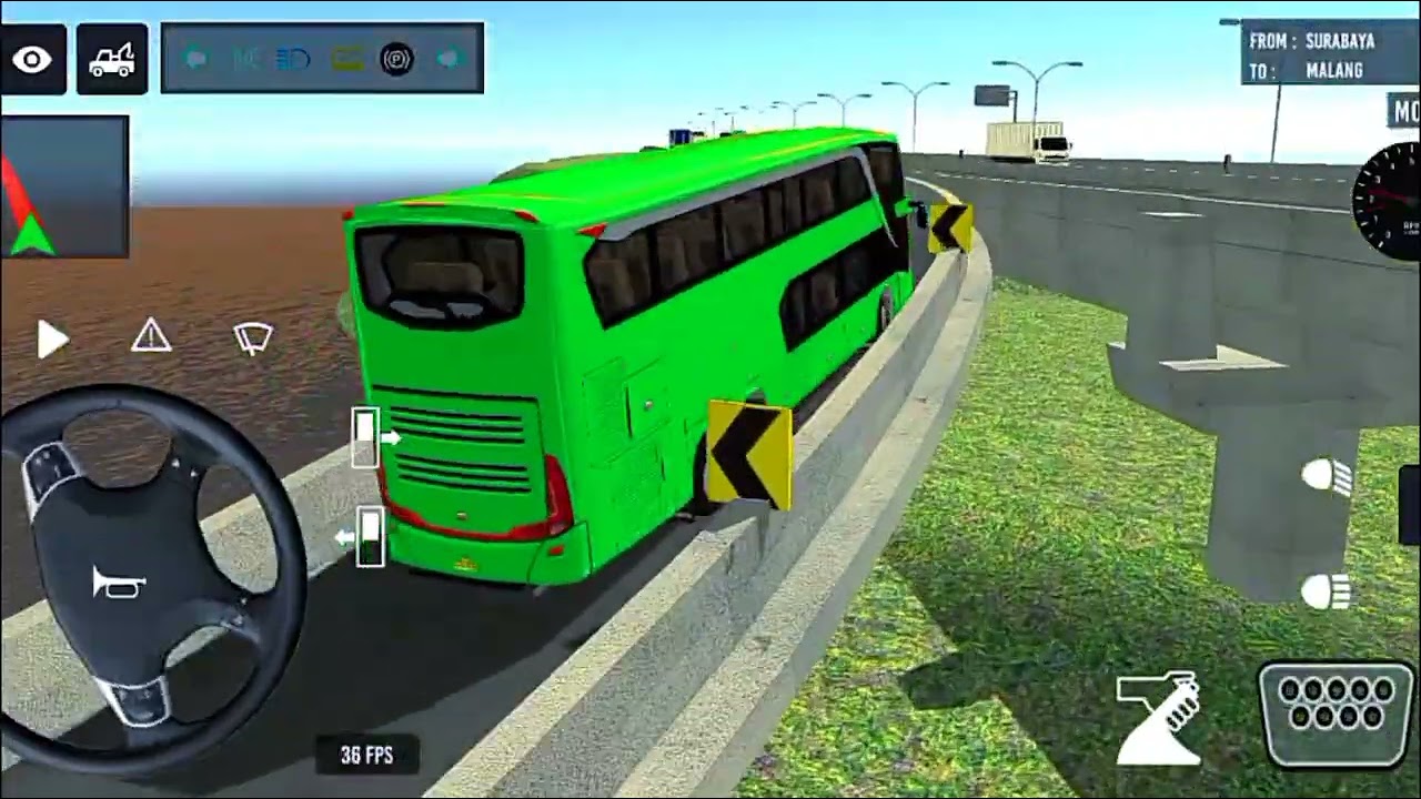 Bus Simulator Ultimate Gameplay | Modified Tourist Bus Mod Bussid @SiTSeTGameplay 
