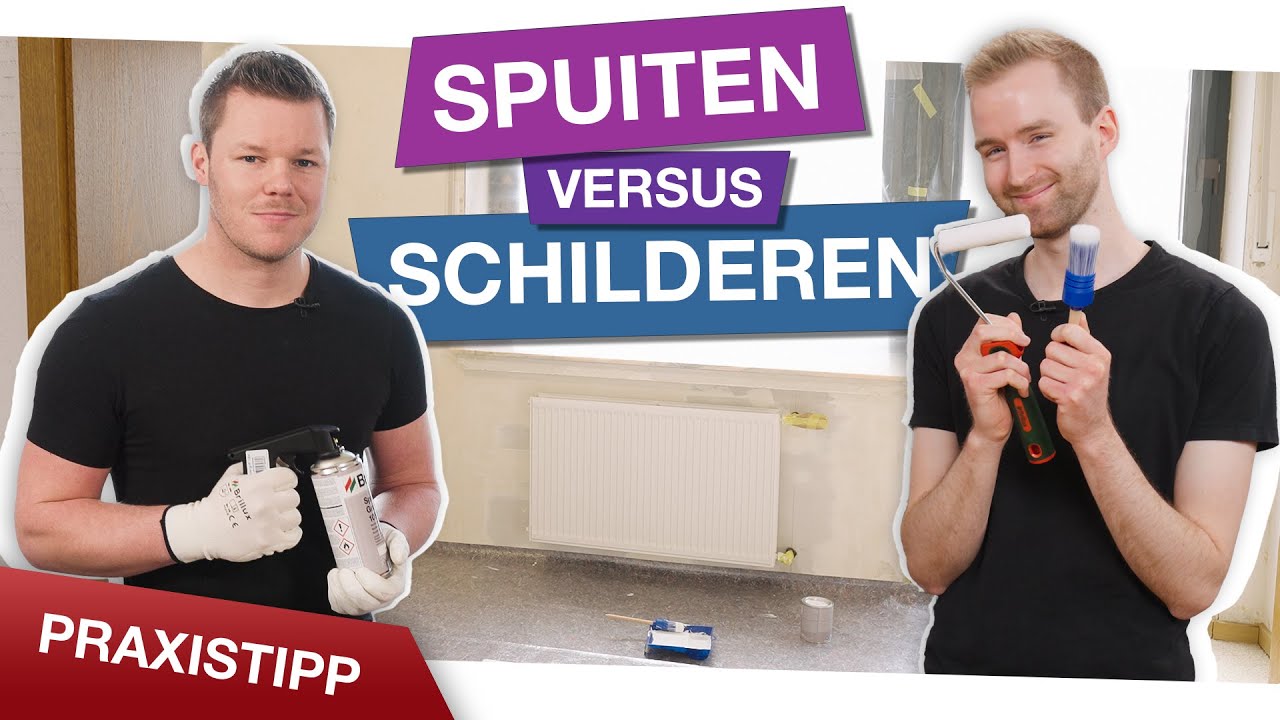 Schilderen of spuiten – wat gaat sneller?