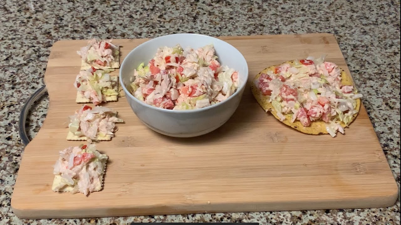 Como Hacer Ensalada De Atun Con Mayonesa. Receta Facil | Easy Tuna Salad Recipe