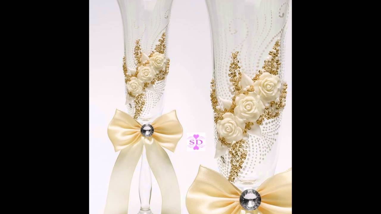 Hochzeitsgläser Hochzeit Verlobung Geschenk Deko Sektgläser Kristallgläser