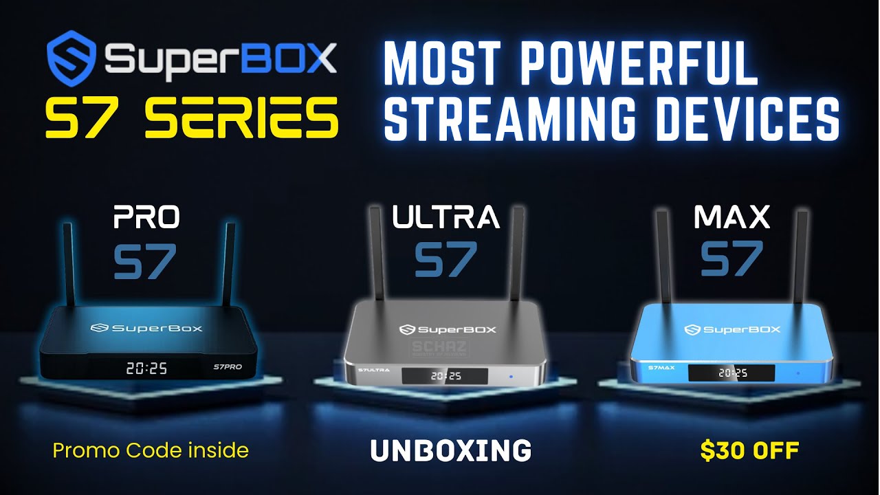 Новая приставка SuperBox S7 Series 2026 | Полностью укомплектованная ТВ-приставка | Безграничные ...