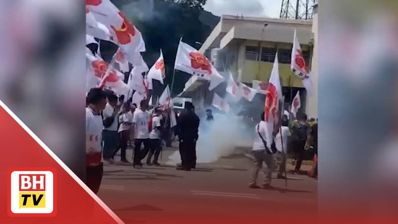 PRU15: Kekecohan berlaku di Tenom selepas pencalonan Presiden KDM ditolak