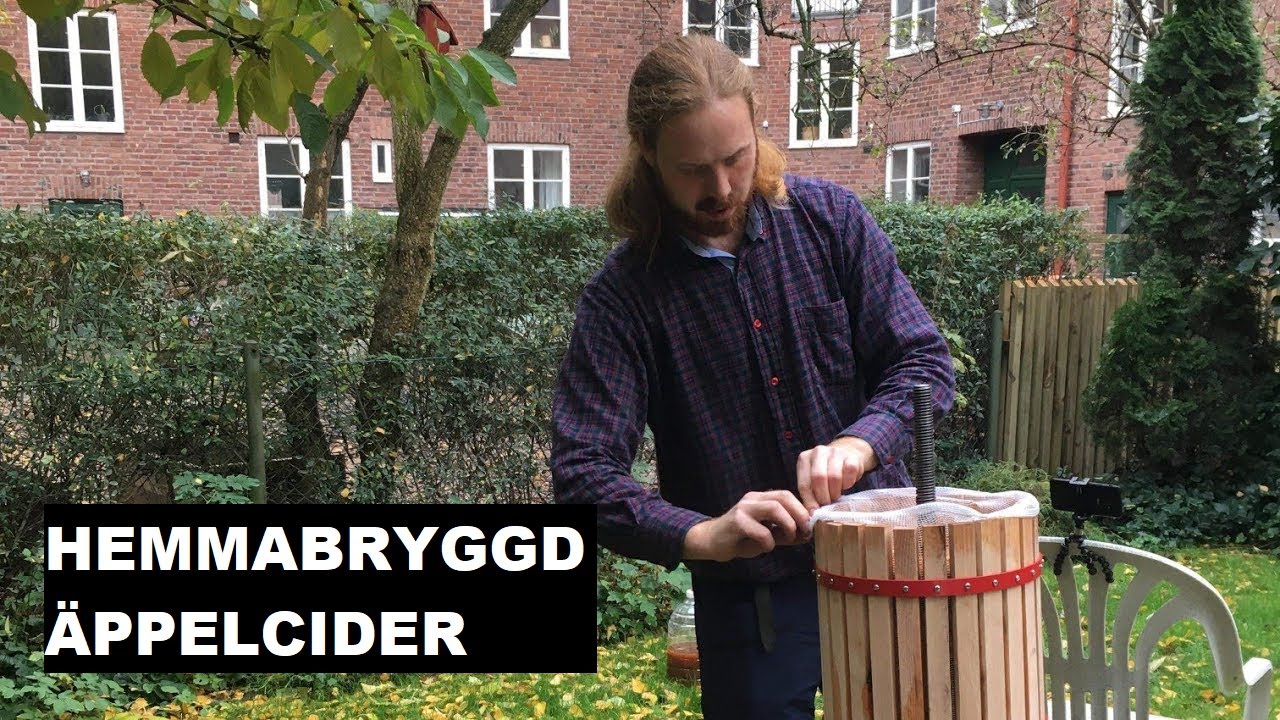 &Auml;ppelcider, fr&aring;n plockning till tappning  - JP's K&Ouml;K