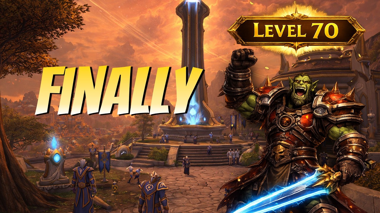 I HIT LEVEL 70 IN TBC ANNIVERSARY