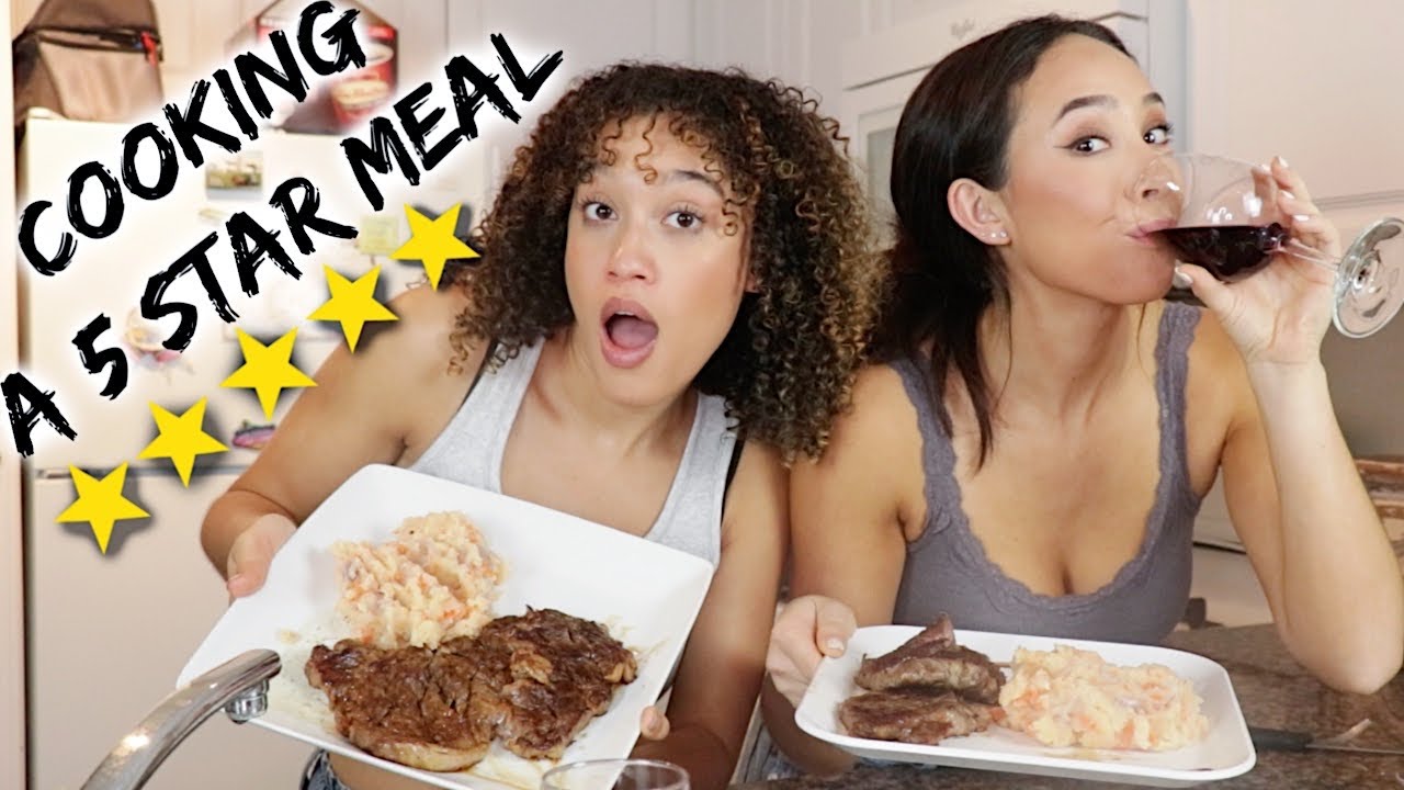 Cooking a BOUJEE dinner w/ my BEST FRIEND!