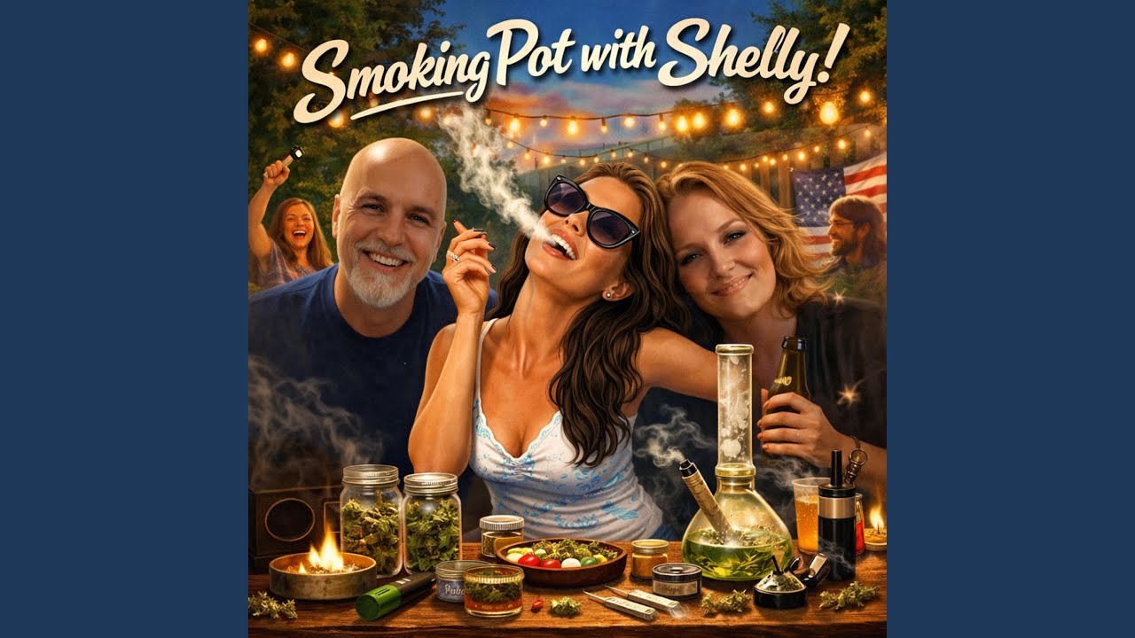 Smoking pot with Shelly!