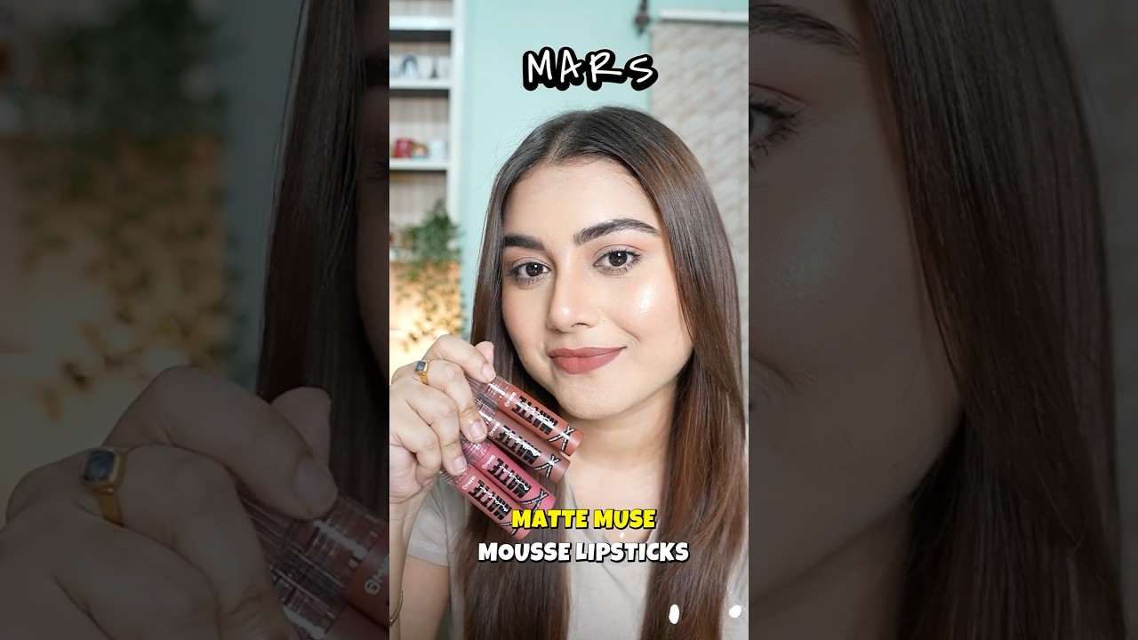 Mars Matte Muse Mousse Lipstick Swatches✨