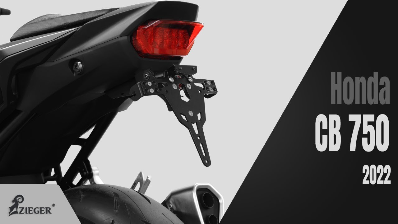 ZIEGER &reg; Kennzeichenhalter, kompatibel mit Honda CB 750 | Montageanleitung / Tutorial