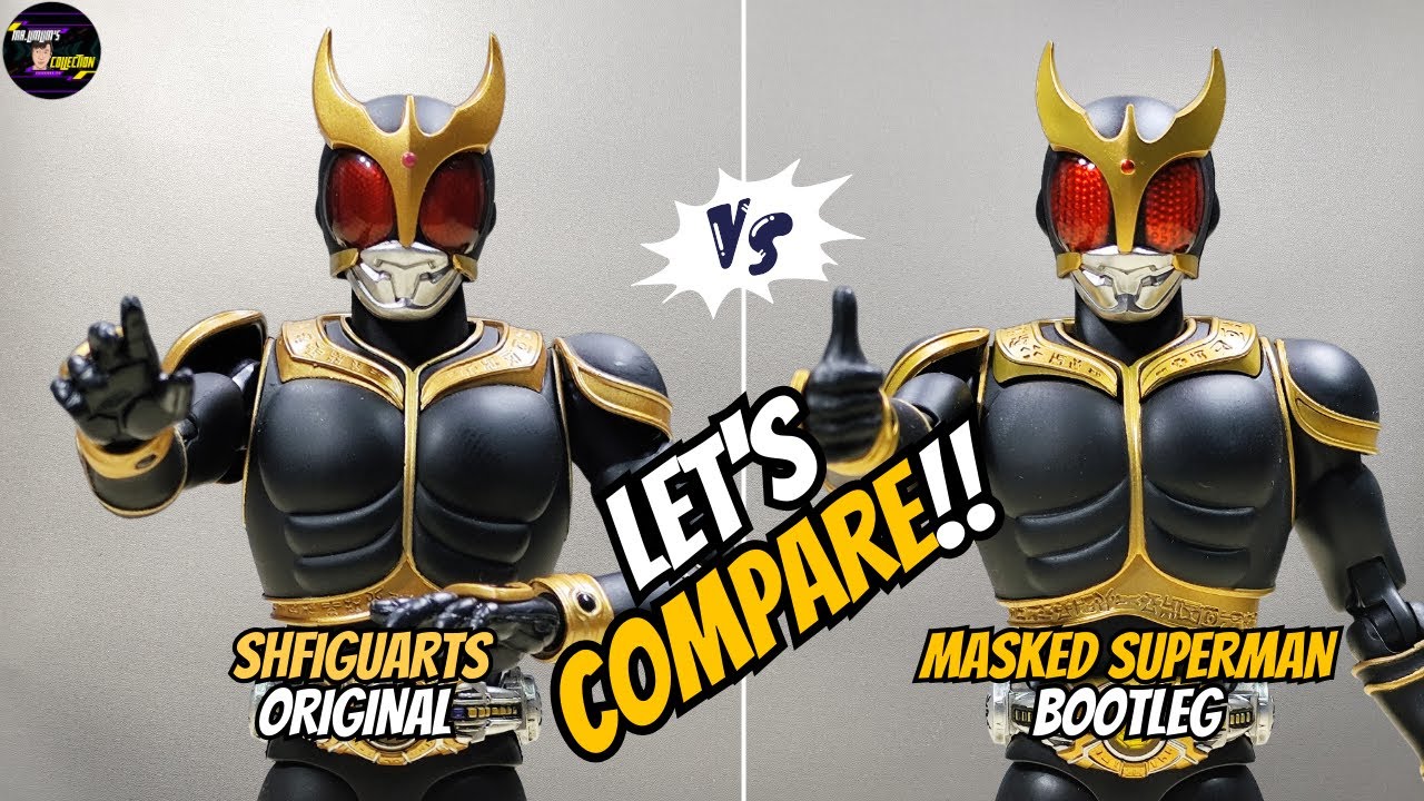 COMPARE SHF vs MASKED SUPERMAN!! Kamen Rider Kuuga Amazing Mighty DT Datong 3Z-10