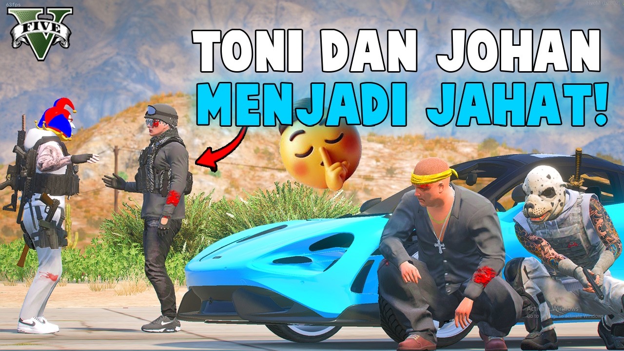 PENGHIANAT KELUARGA !! TONI DAN JOHAN BERGABUNG DENGAN PASUKAN PENJAHAT ?? GTA 5 ROLEPLAY