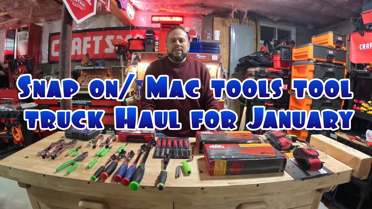 Snap on/ Mac Tools: tool truck haul for January 