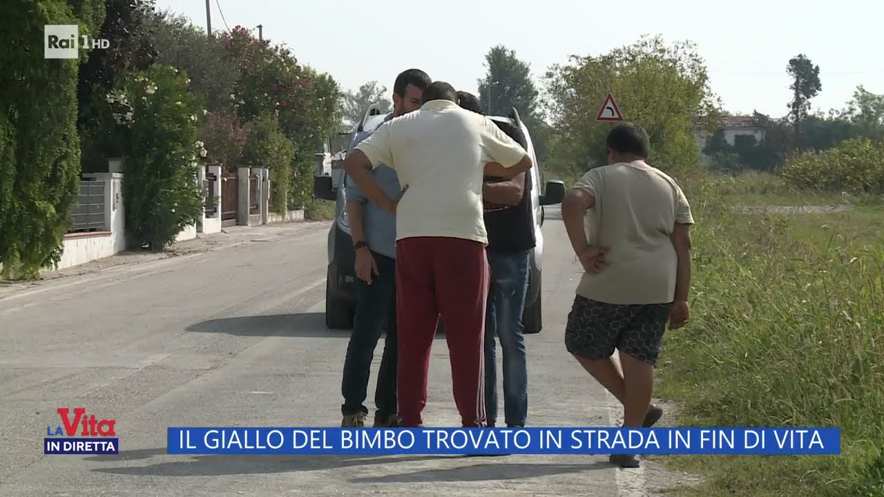 Portogruaro, giallo del bimbo trovato in strada in fin di vita - La vita in diretta 12/09/2023