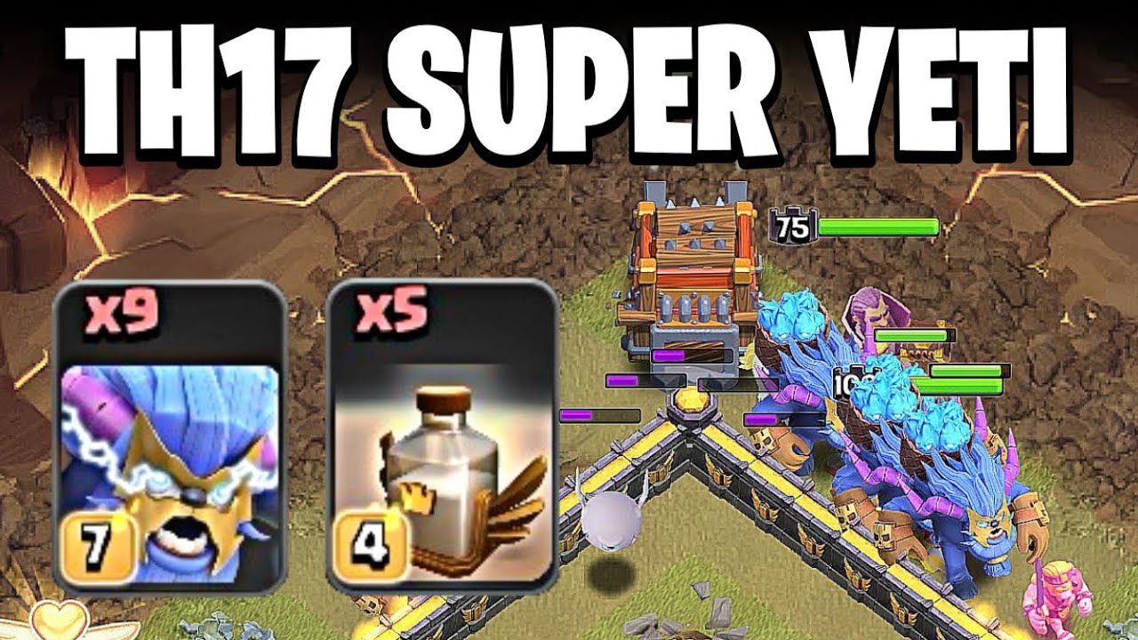 Easiest Super YETI Smash Attack Strategy to 3 Star any base in Clash of Clans
