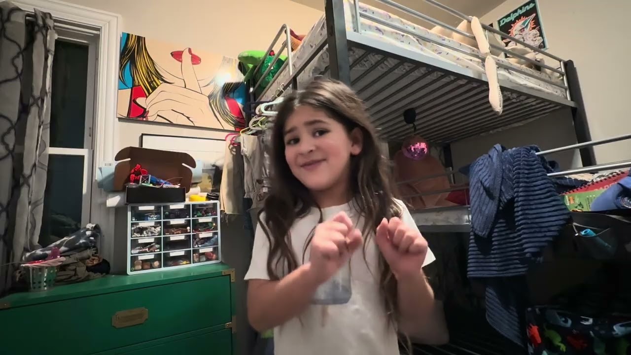 Sahana’s triple bunk climbing instructional video