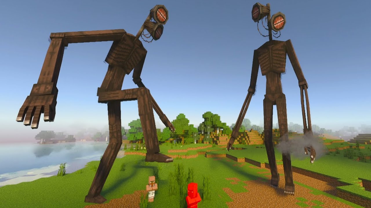 New Siren Head Mod ADDON MCPE in Minecraft Bedrock