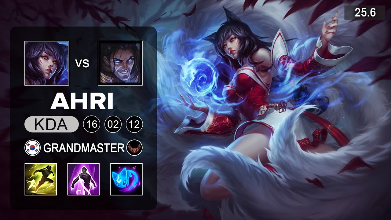 Ahri vs Sylas Mid - KR Grandmaster - Patch 25.6 Season 15