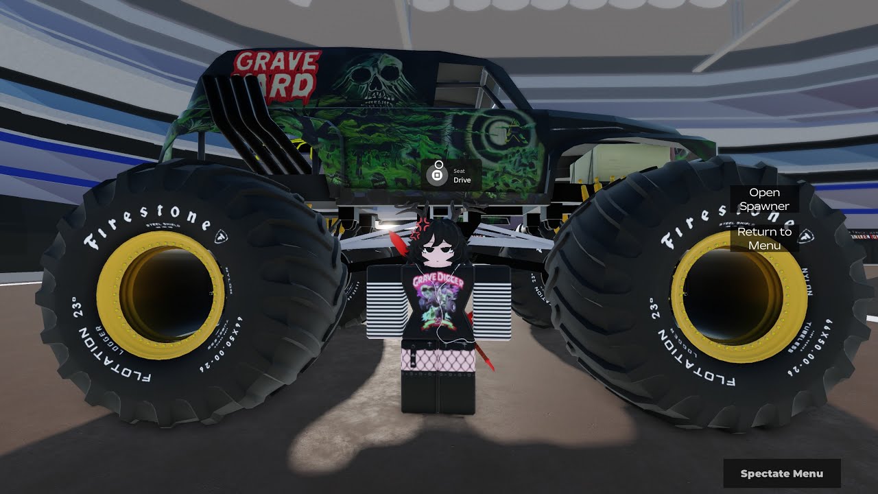 Grave Digger and Bigfoot | Roblox Monster Trucks