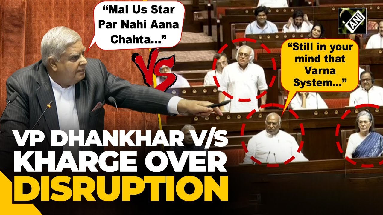 “You cannot run down chair…” VP Dhankhar goes ballistic at Kharge, Jairam Ramesh over disruption