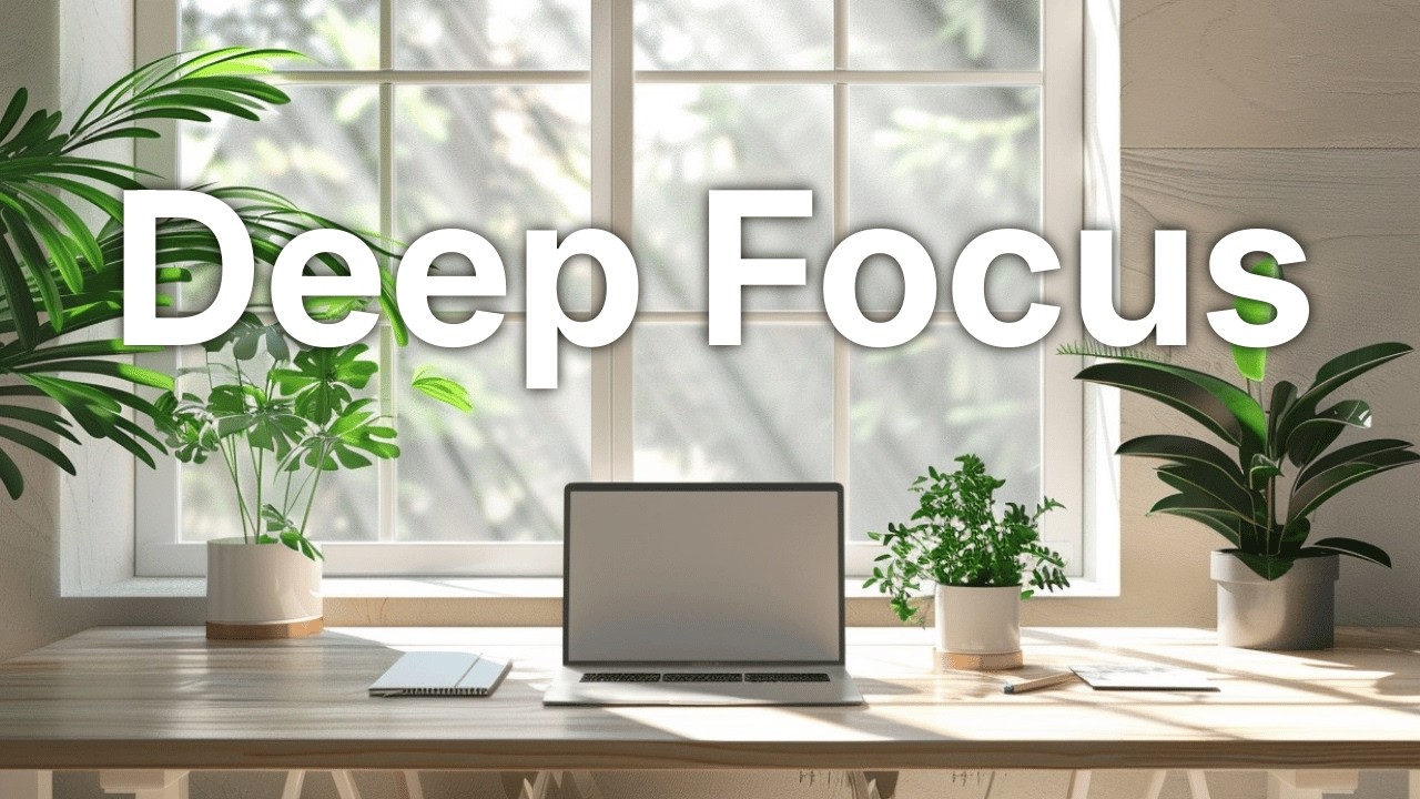 Deep Focus Music for Work & Study | Clean Ambient Background