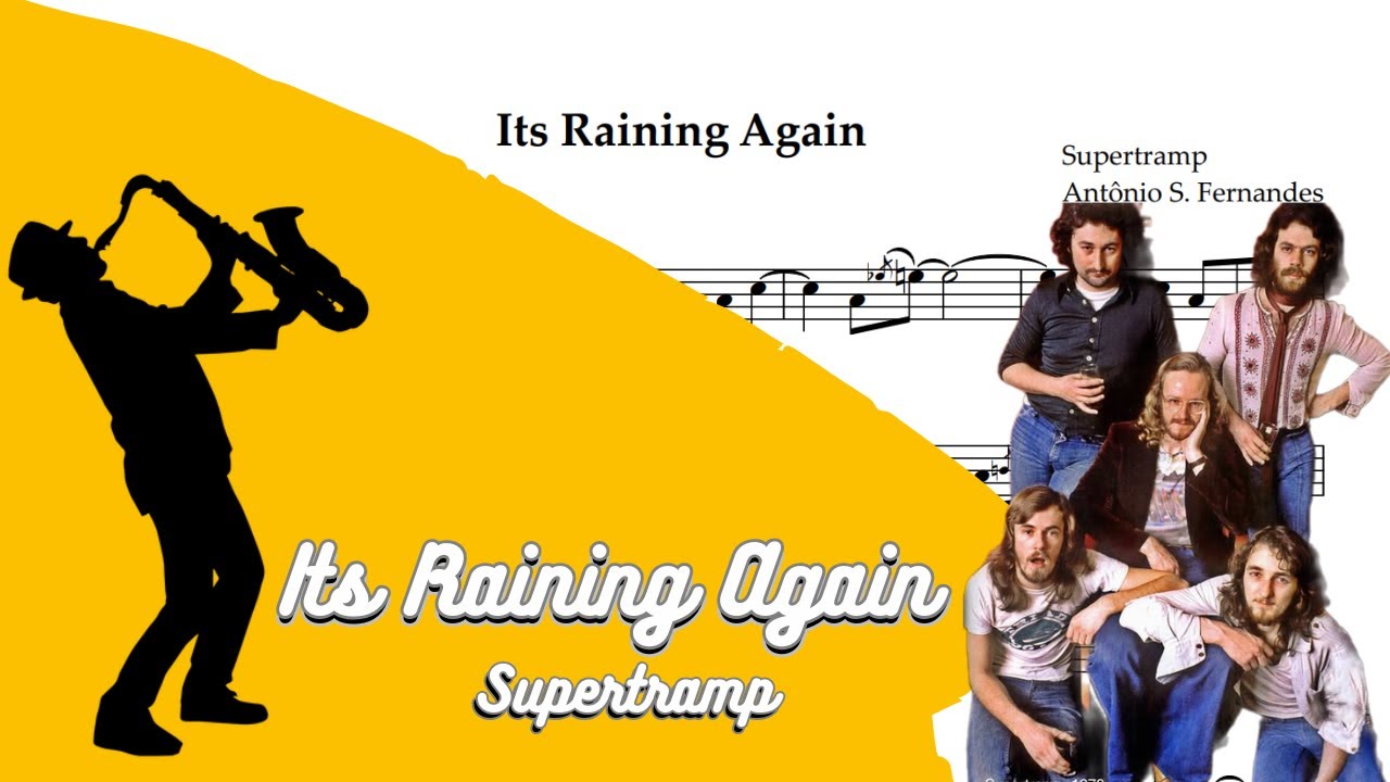 Its Raining Again - Supertramp [SheetMusic] Tenor Sax Voice