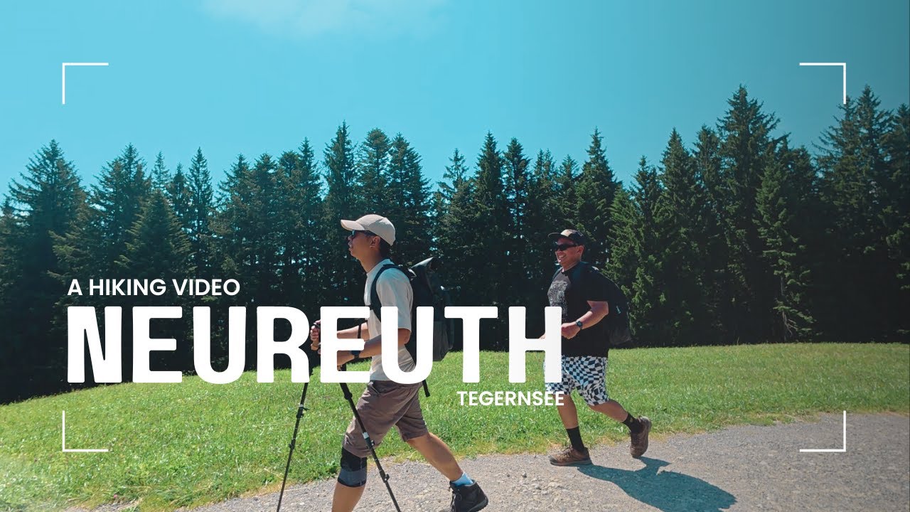 Hiking to Neureuth from Tegernsee Station in Hot Summer Day