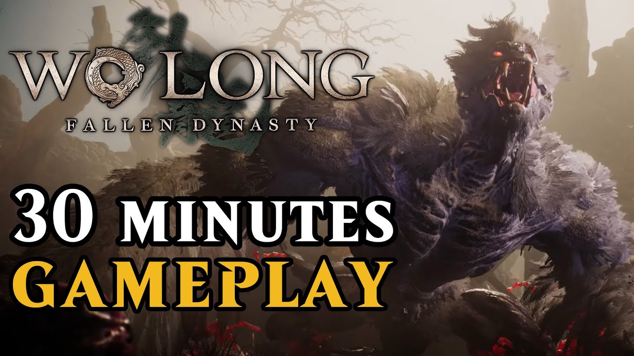 30 Minutes of New Wo Long Fallen Dynasty Gameplay and Boss Fight (4K 60 FPS)