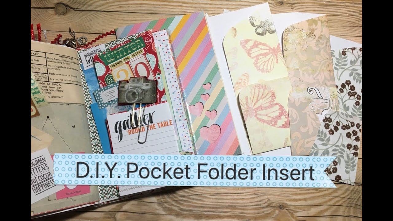 Travelers Notebook Pocket Folder Insert- Tutorial
