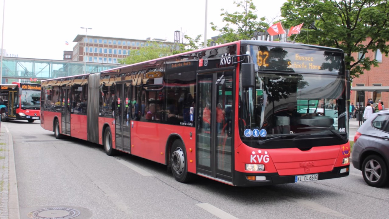 [Sound] Mitfahrt in einen MAN A23 Lion's City G der KVG Kiel