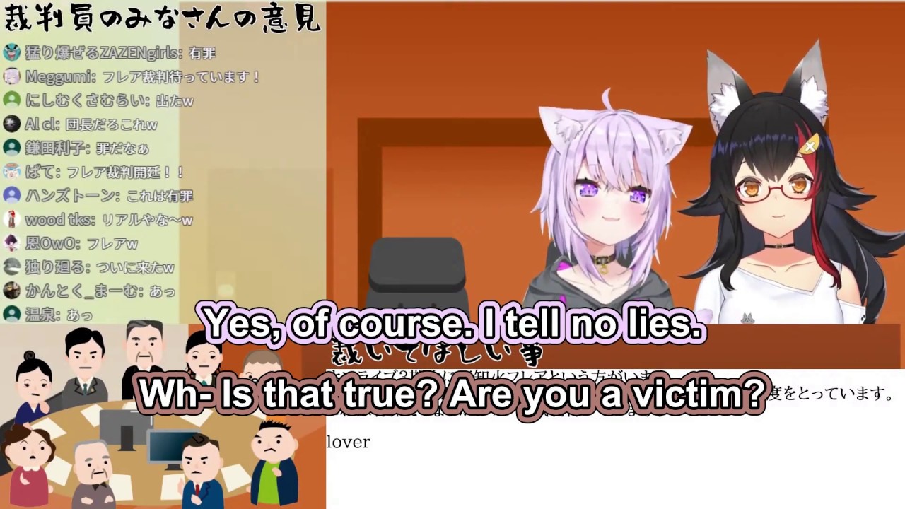 Okayu Steps Down As The Harem Protagonist [Nekomata Okayu x Ookami Mio]