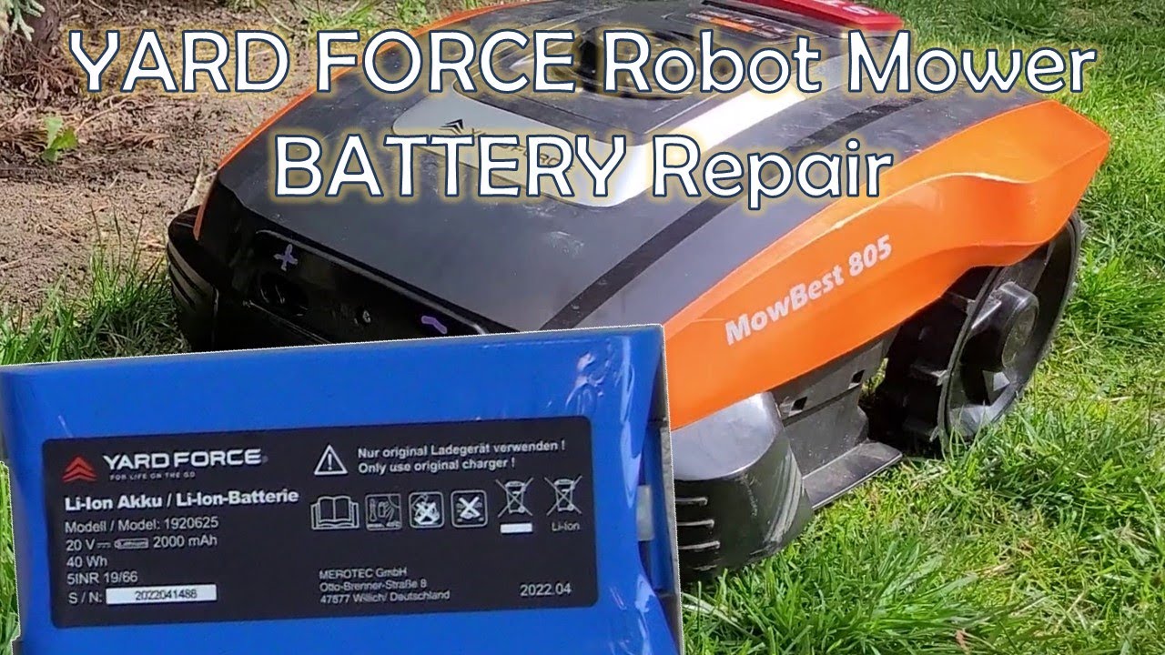 YARD FORCE Robot Mower BATTERY repair