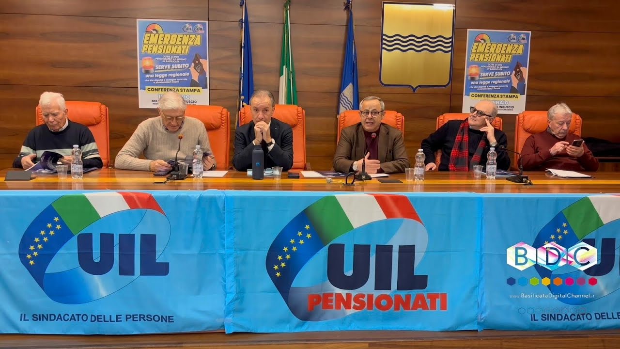 UIL E UILP PRESENTANO UNA PDL PER I PENSIONATI LUCANI