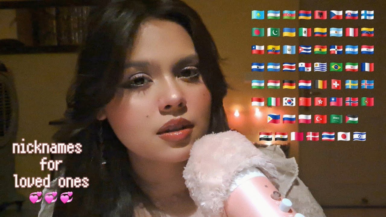 [lofiASMR] whispering cute pet names in 36 languages ♡♡ 
