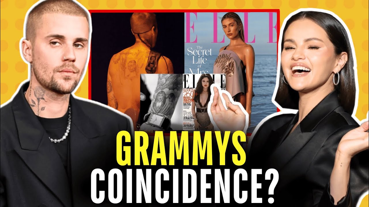 Justin Bieber caught in HUGE coincidence between Hailey and Selena Gomez at Grammys