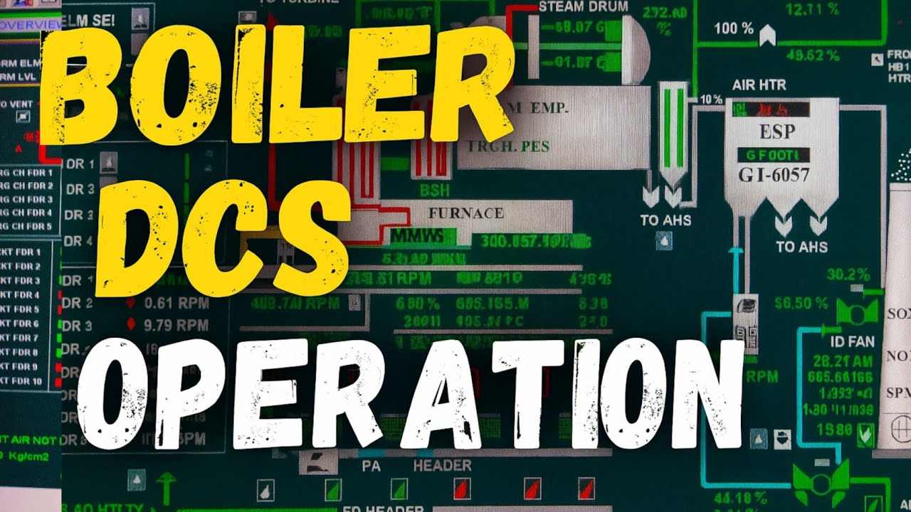 Boiler DCS Operation From Control Room | Boiler Operation Explained #powerplant 