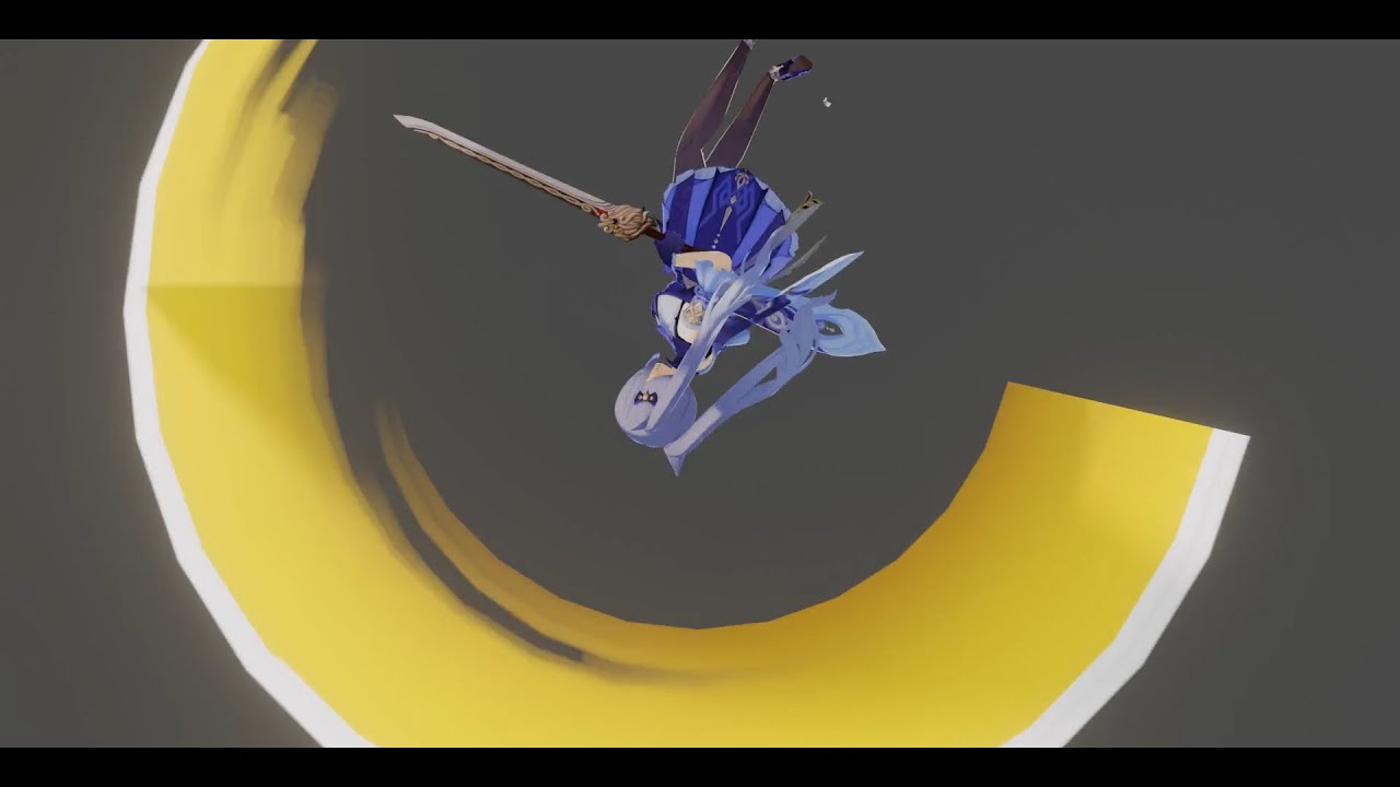 Genshin Impact vfx in Blender
