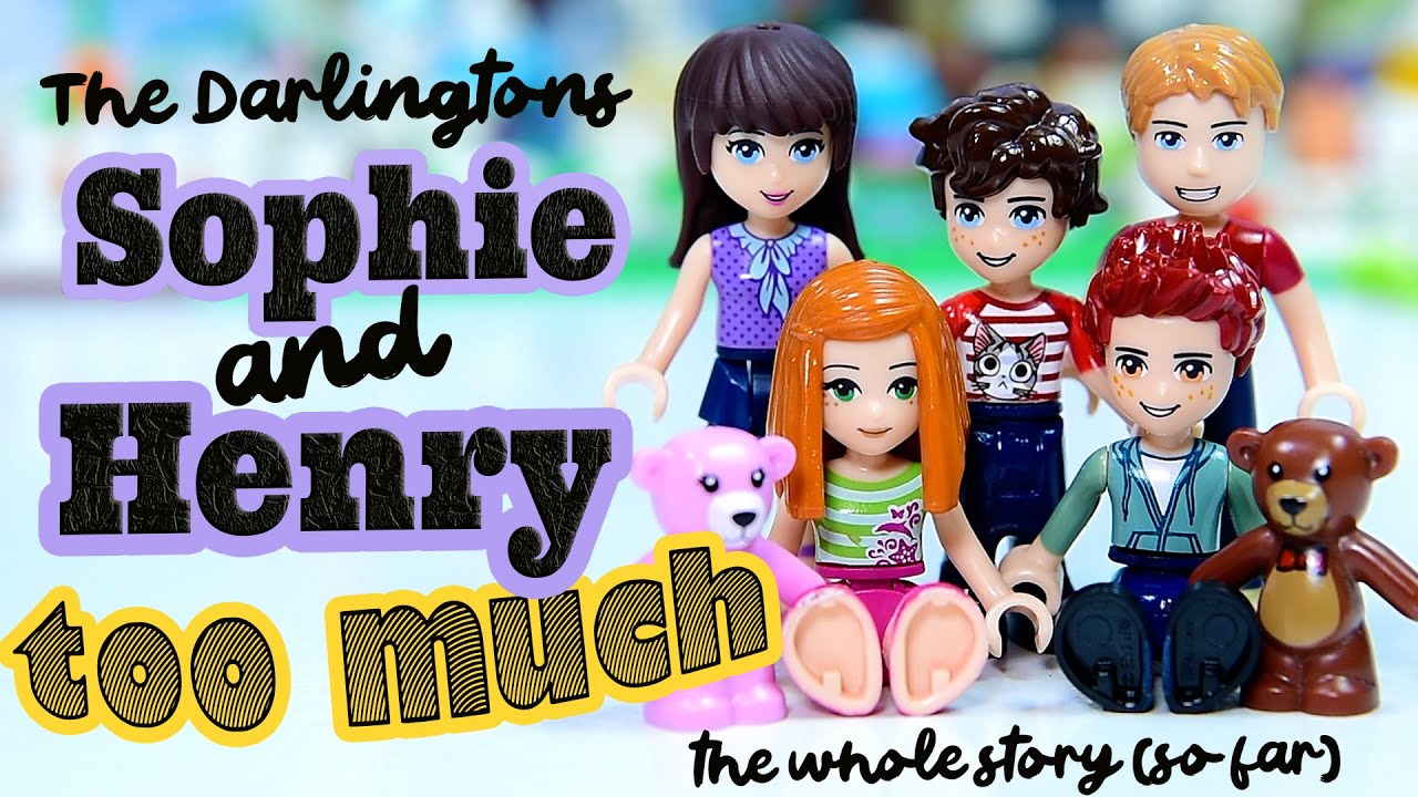 The entire Sophie & Henry (and the triplets) story | LEGO Friends custom build compilation