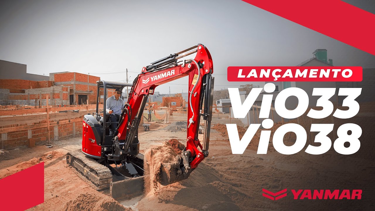 LANÇAMENTO! Novas YANMAR VIO38 e VIO33!