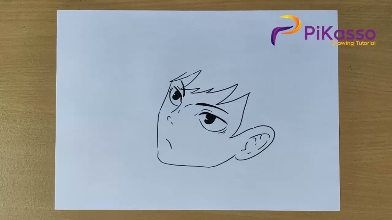 How to Draw Kageyama Easy
