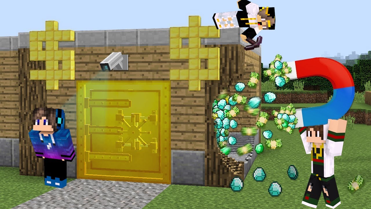 فلم ماين كرافت : الفقير المخادع يسرق البنك نهاية صادمة 💔MineCraft Movie