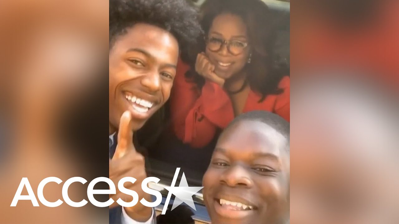 Oprah Gifted This College Student With A New Phone After Teasing Him About His Cracked Screen Cover