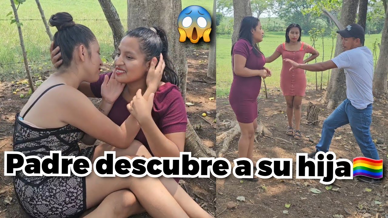 🏳️‍🌈Asi reacciono su padre al enterarse que su hija era L3sbian4🏳️‍🌈😱