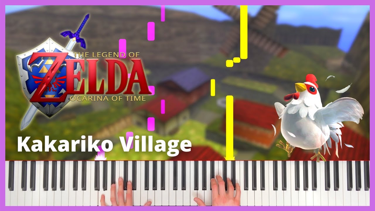 Kakariko Village | The Legend of Zelda: Ocarina of Time | Piano Cover (+ Sheet Music)