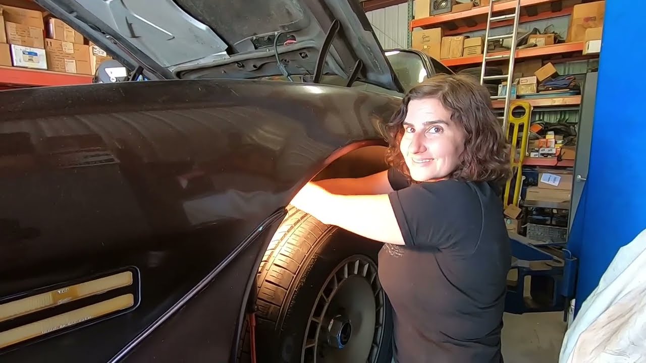 Weekend Wrench:  1981  Pontiac Trans Am shock installation with Elana Scherr and Tom