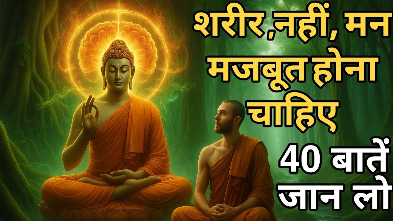 शरीर नहीं, मन मजबूत होना चाहिए? 40 बातें जान लो | Gautam Buddha ki kahani | new motivational story |