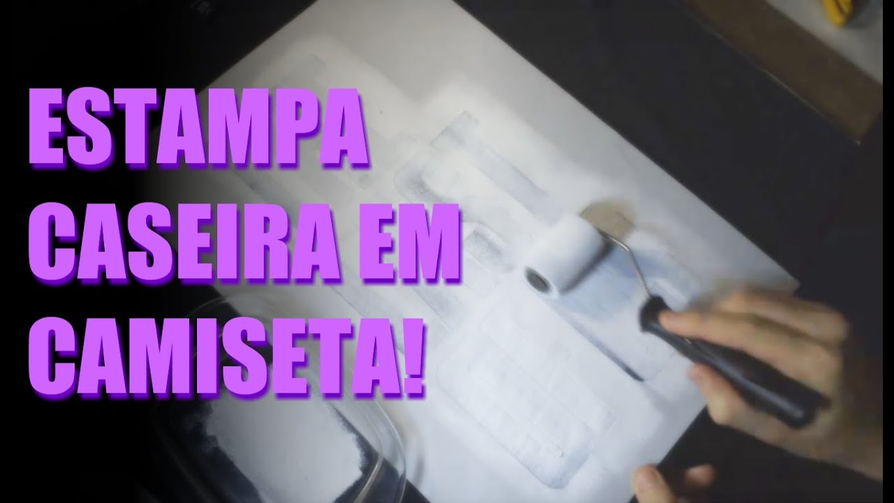 Estampa caseira em camiseta! (homemade custom Shirt)