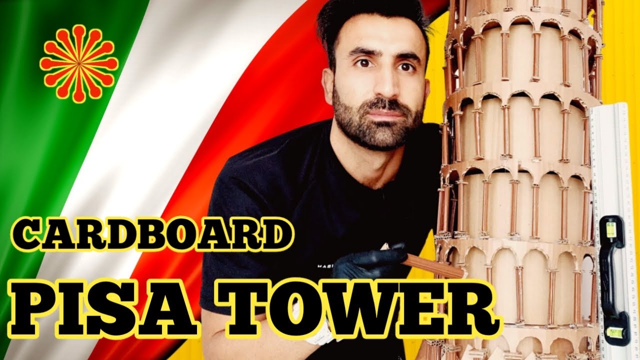 Leaning Tower of Pisa How To Make out of cardboard?