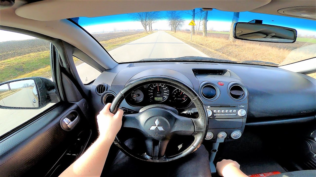 Mitsubishi Colt VI 1.5i 16v 109HP (2006) POV Test Drive & Acceleration 0-100 | 4K #174
